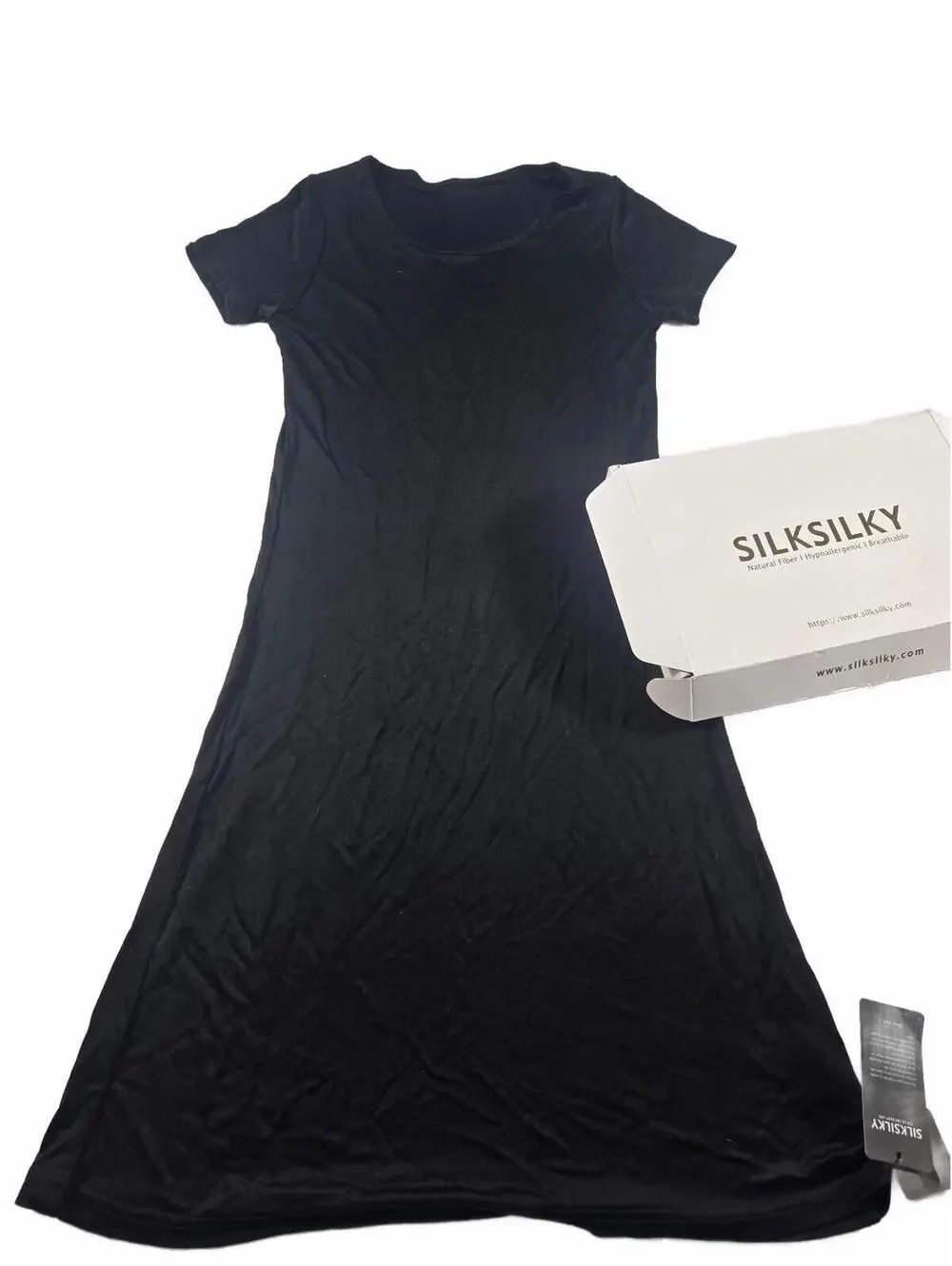 NIB Silkysilk Pure Mulberry Silk Nightgown Sleepwear Luxury